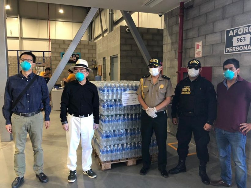 Rio Blanco Copper  apoyó con agua a los miembros de las fuerzas armadas